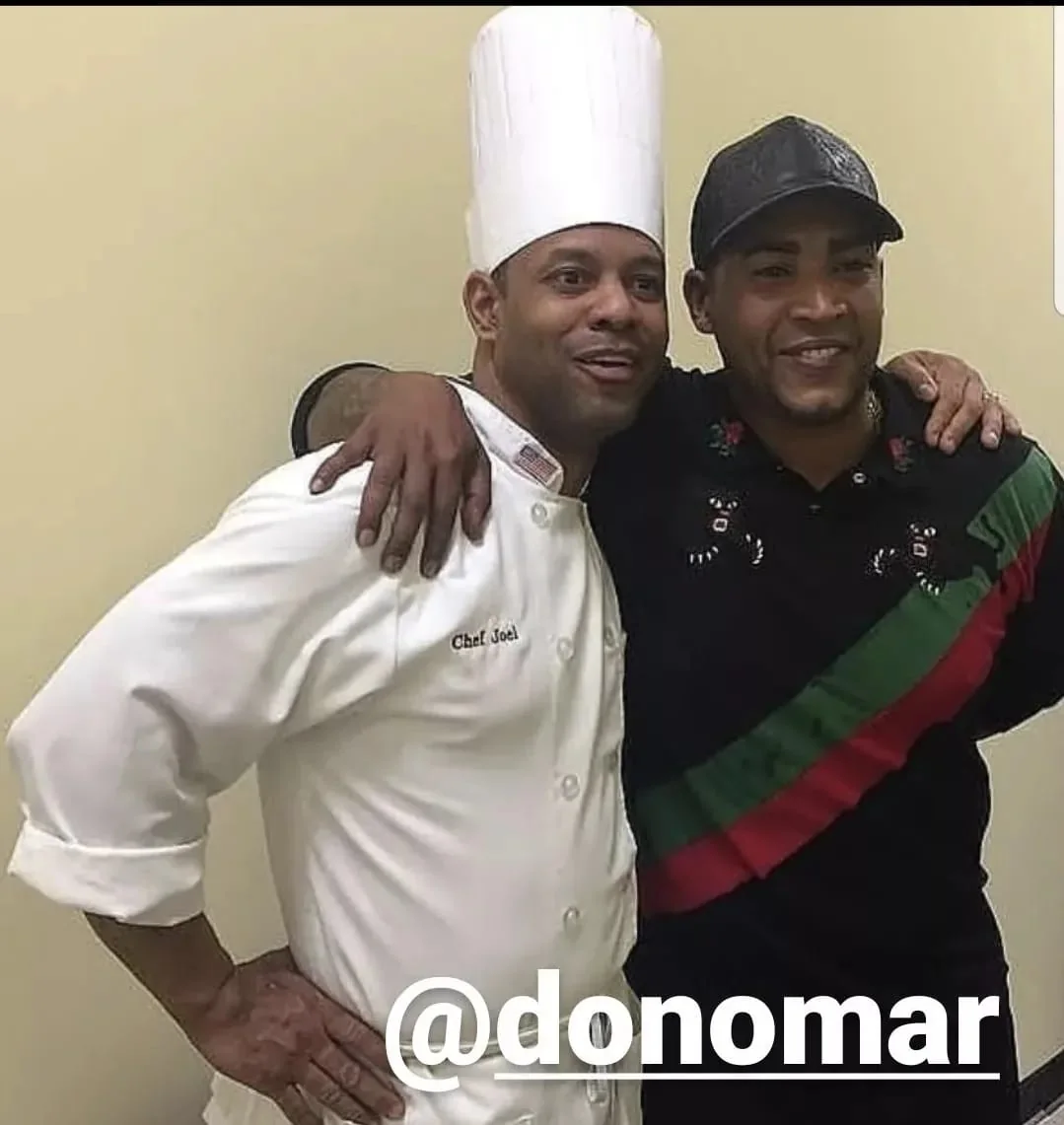 Chef Joel with Don Omar