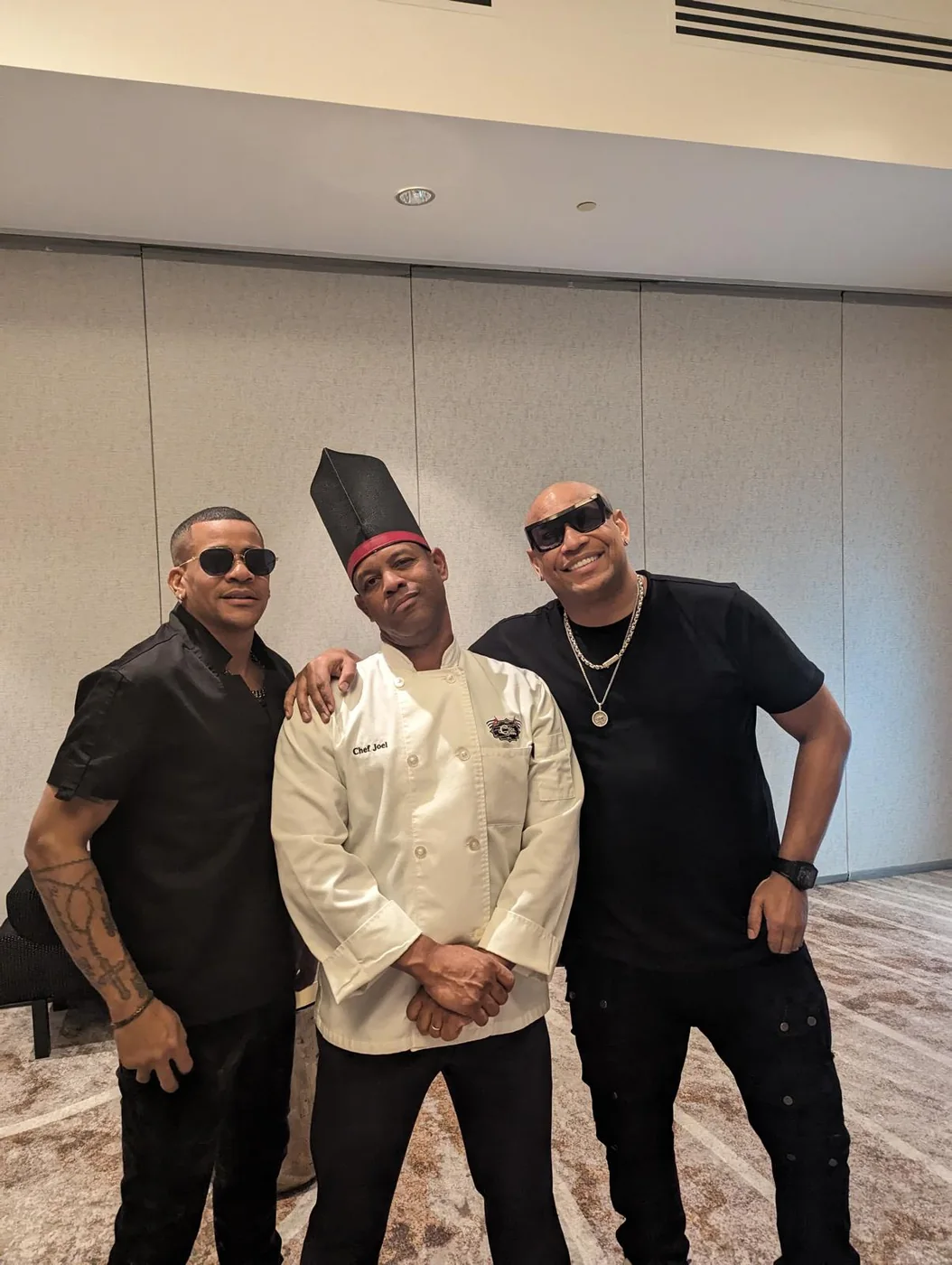 Chef Joel with Gente de Zona