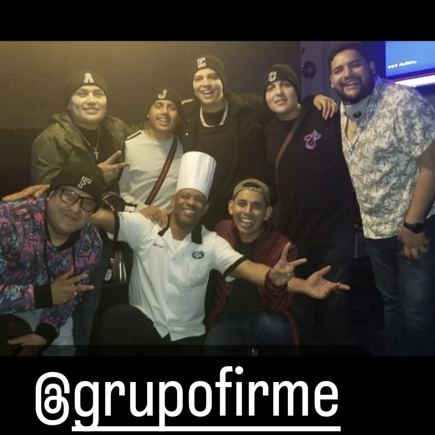 Chef Joel with Grupo Firme
