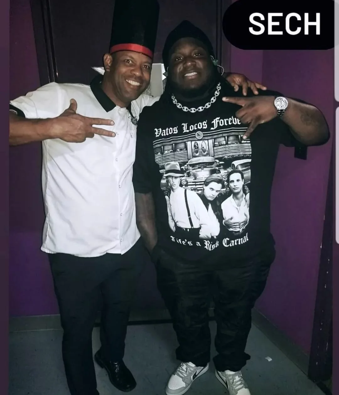 Chef Joel with Sech