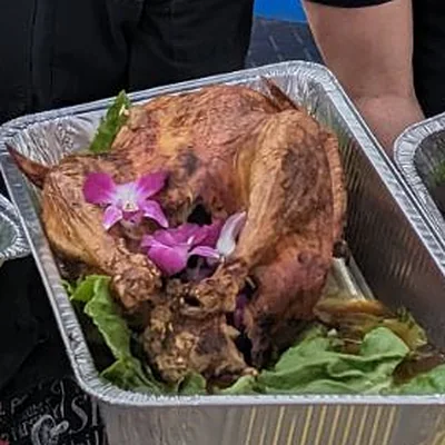 Cuban-style baked turkey