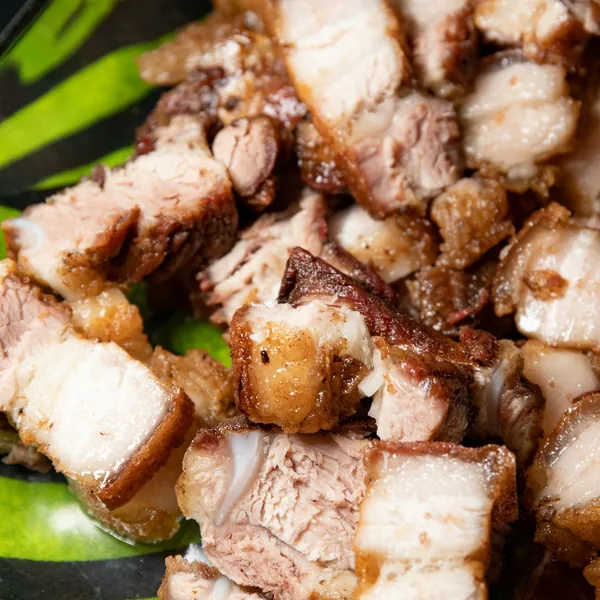 Crispy fried pork chunks